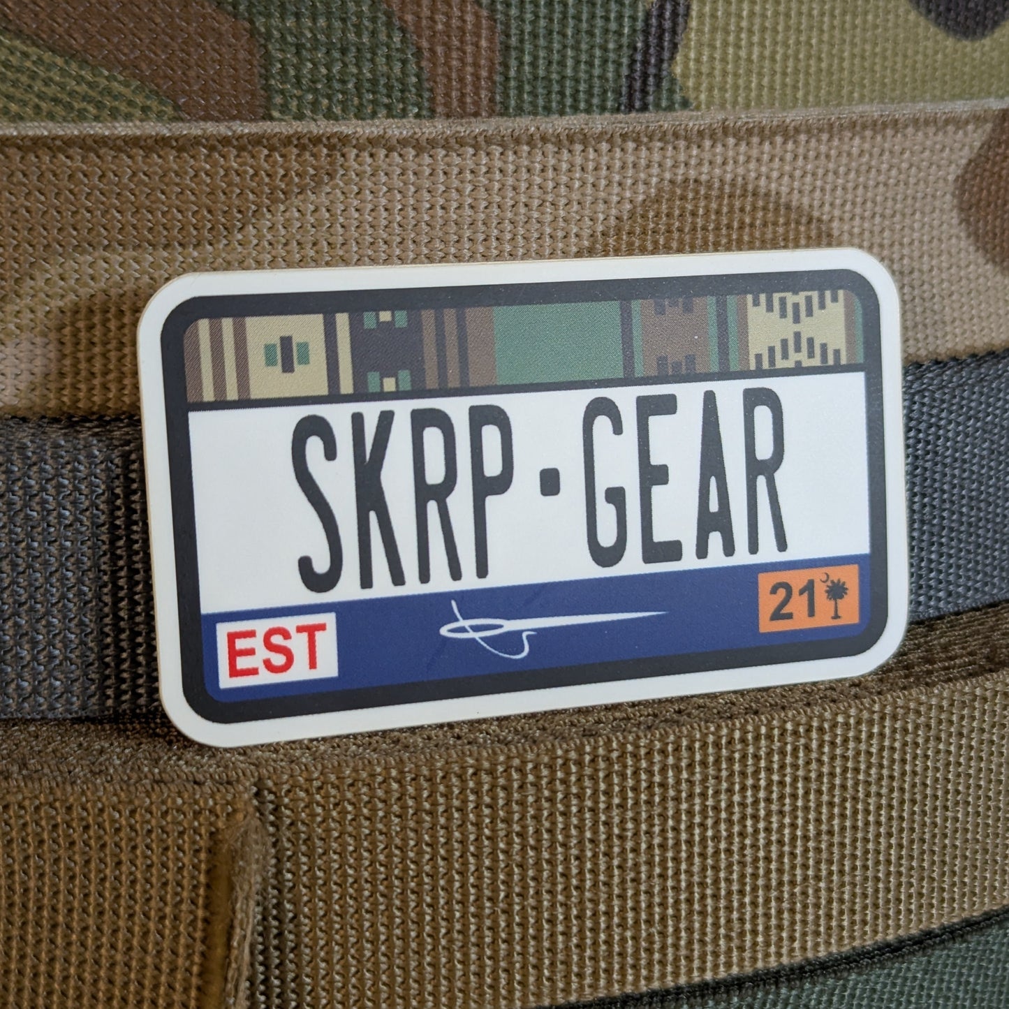 SKRP License Plate - Sticker