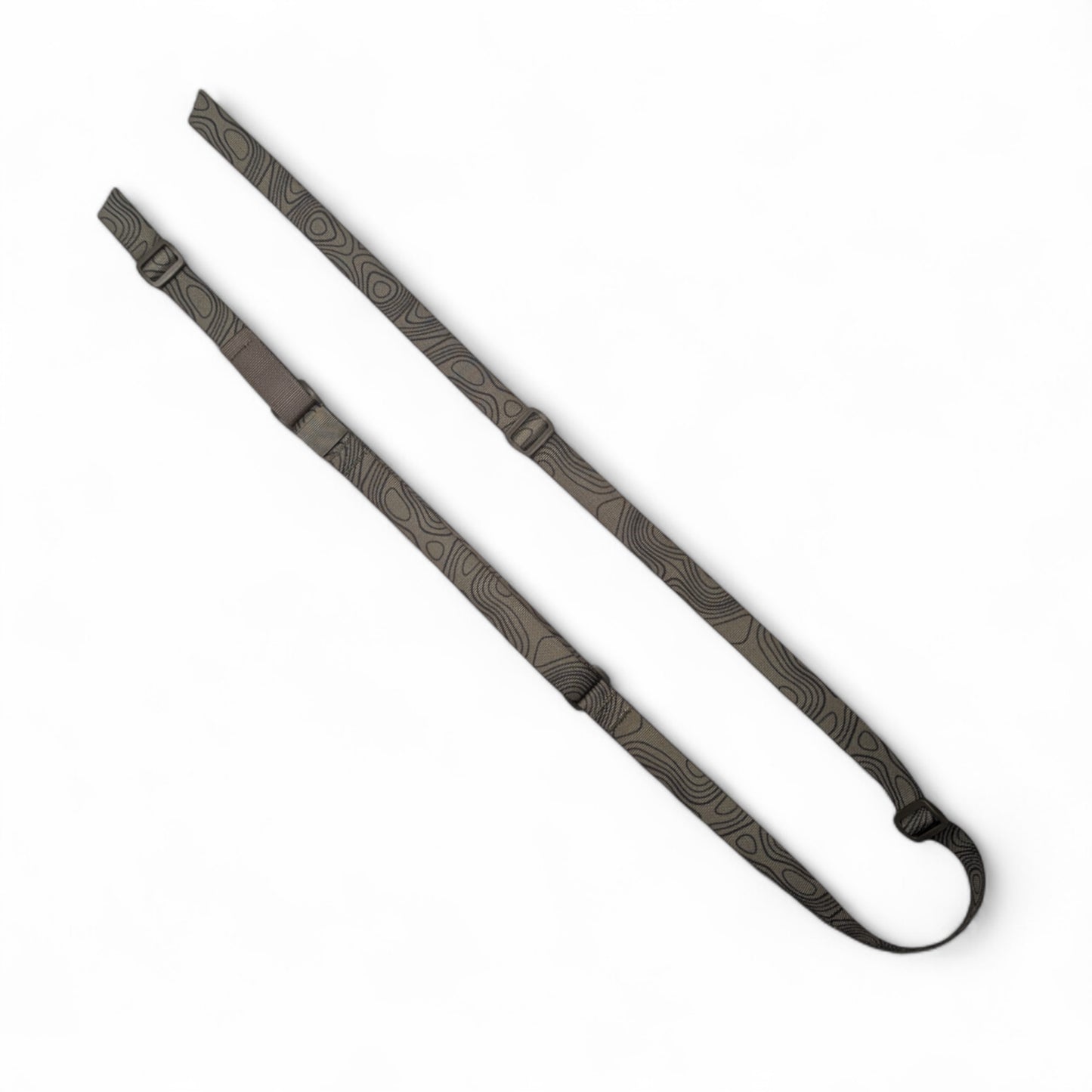 Topo Map Green Unpadded Sling