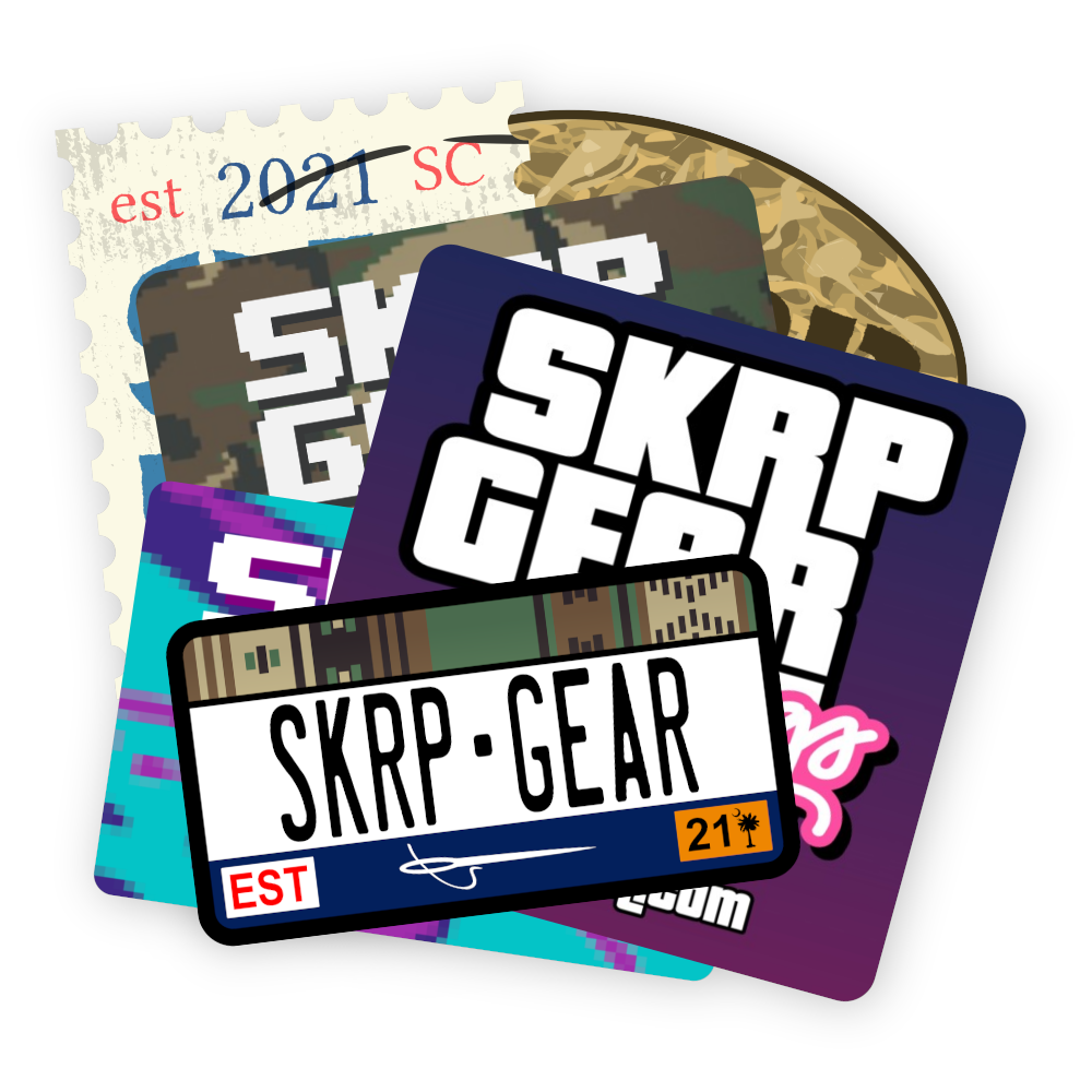 Stickers and Patches – SKRP Gear