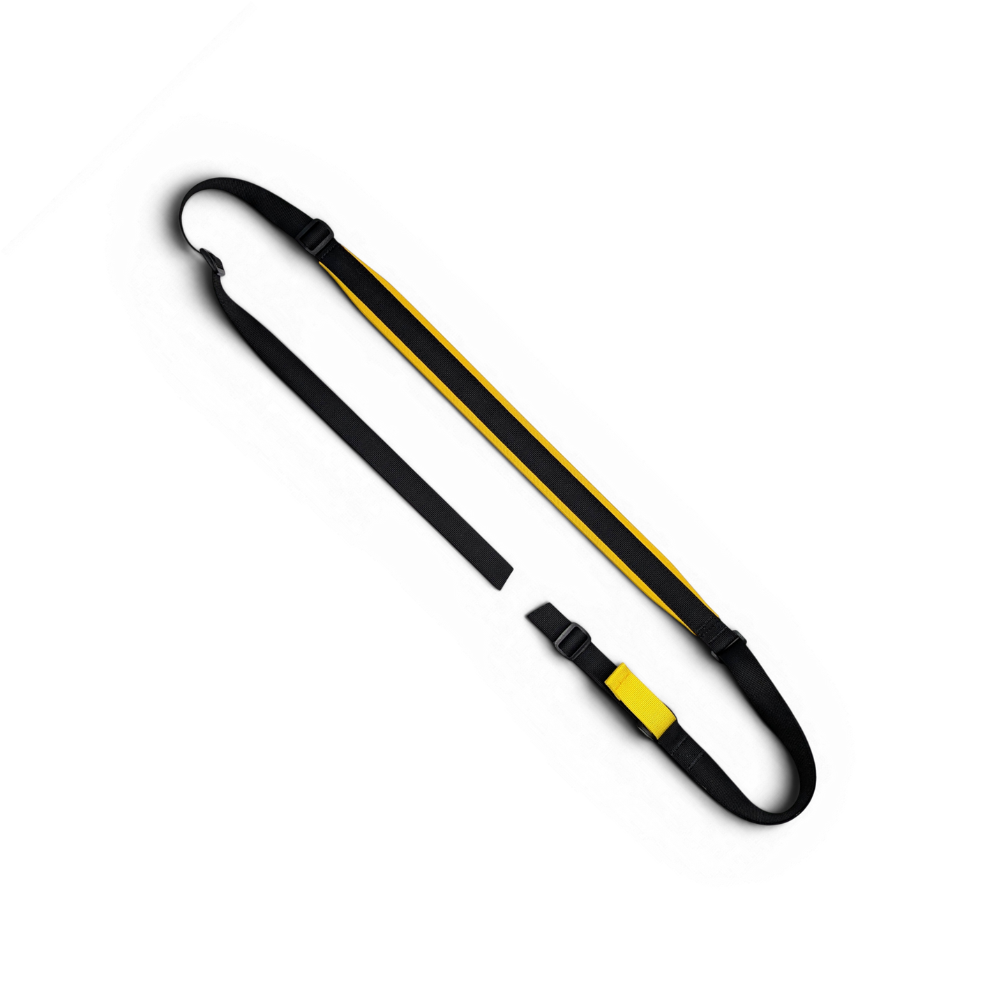 Black + Yellow Padded Sling