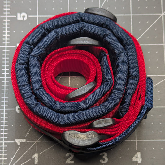 Red + Navy Blue Padded Sling