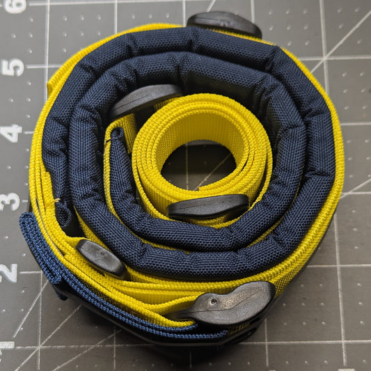 Yellow + Navy Blue Padded Sling