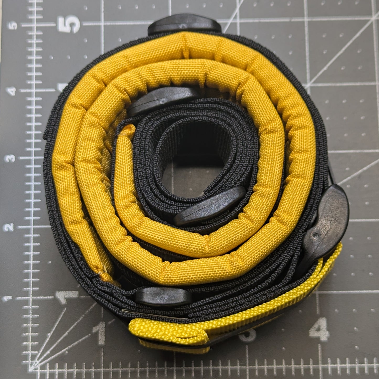Black + Yellow Padded Sling