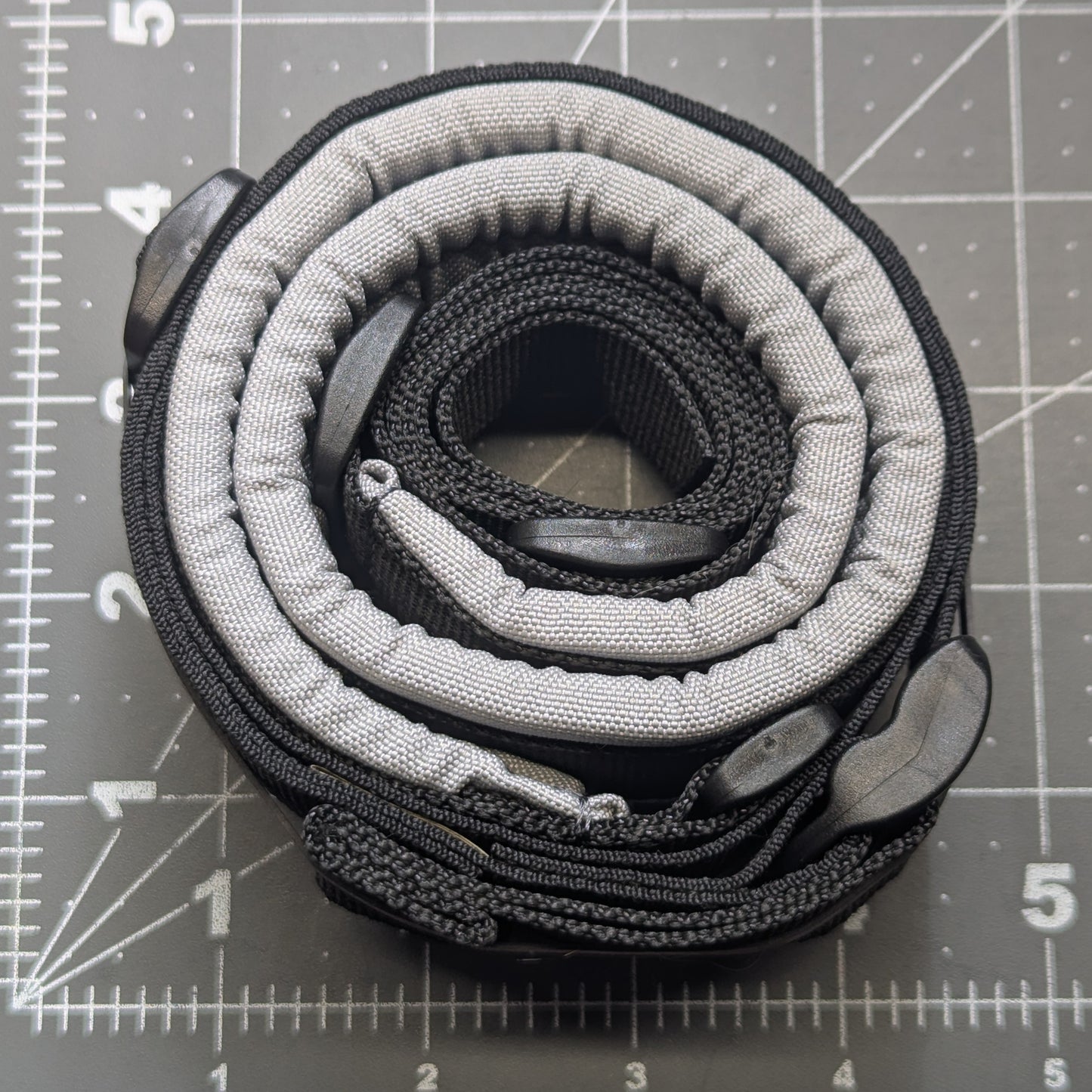 Black + Silver Padded Sling