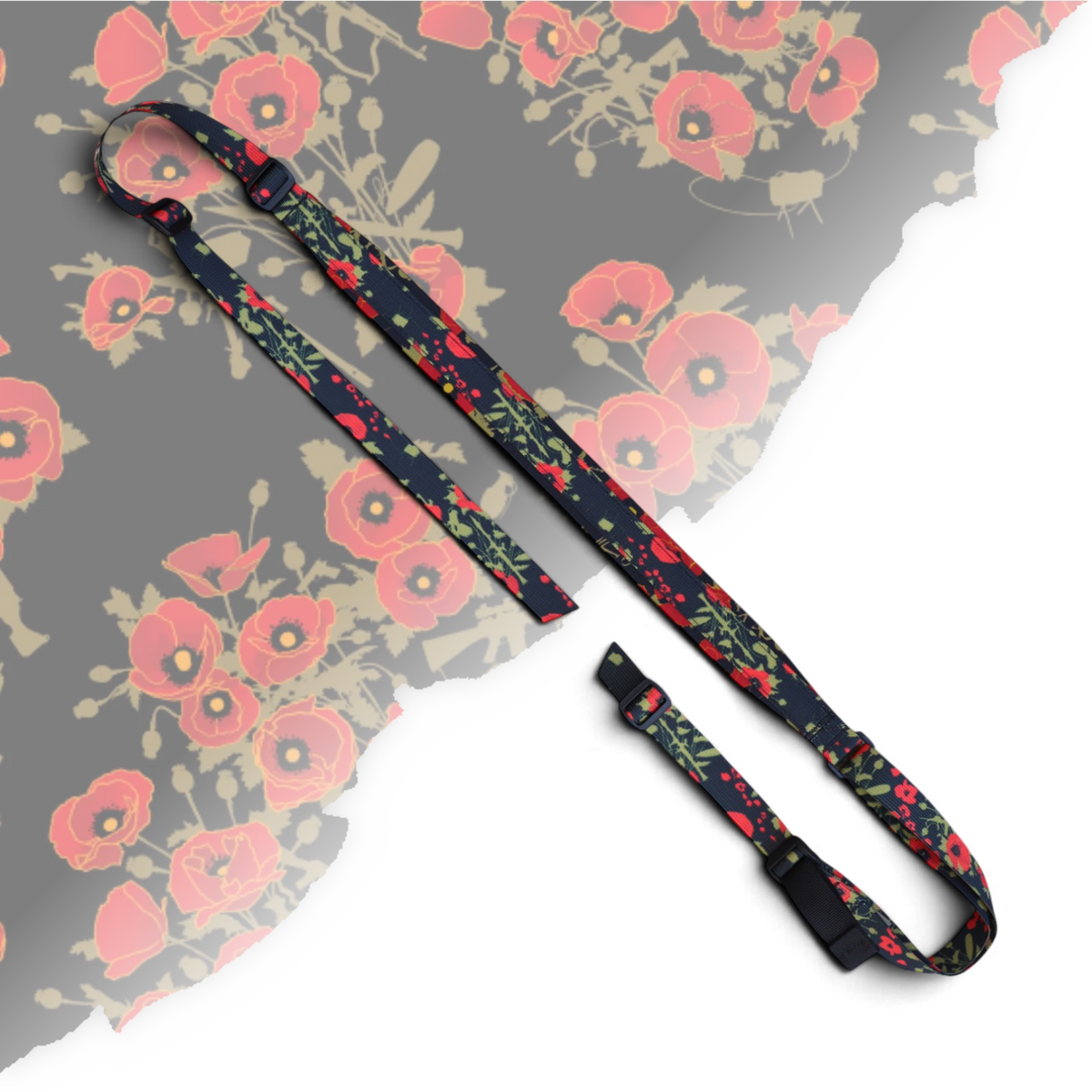 Poppies of War Padded Sling