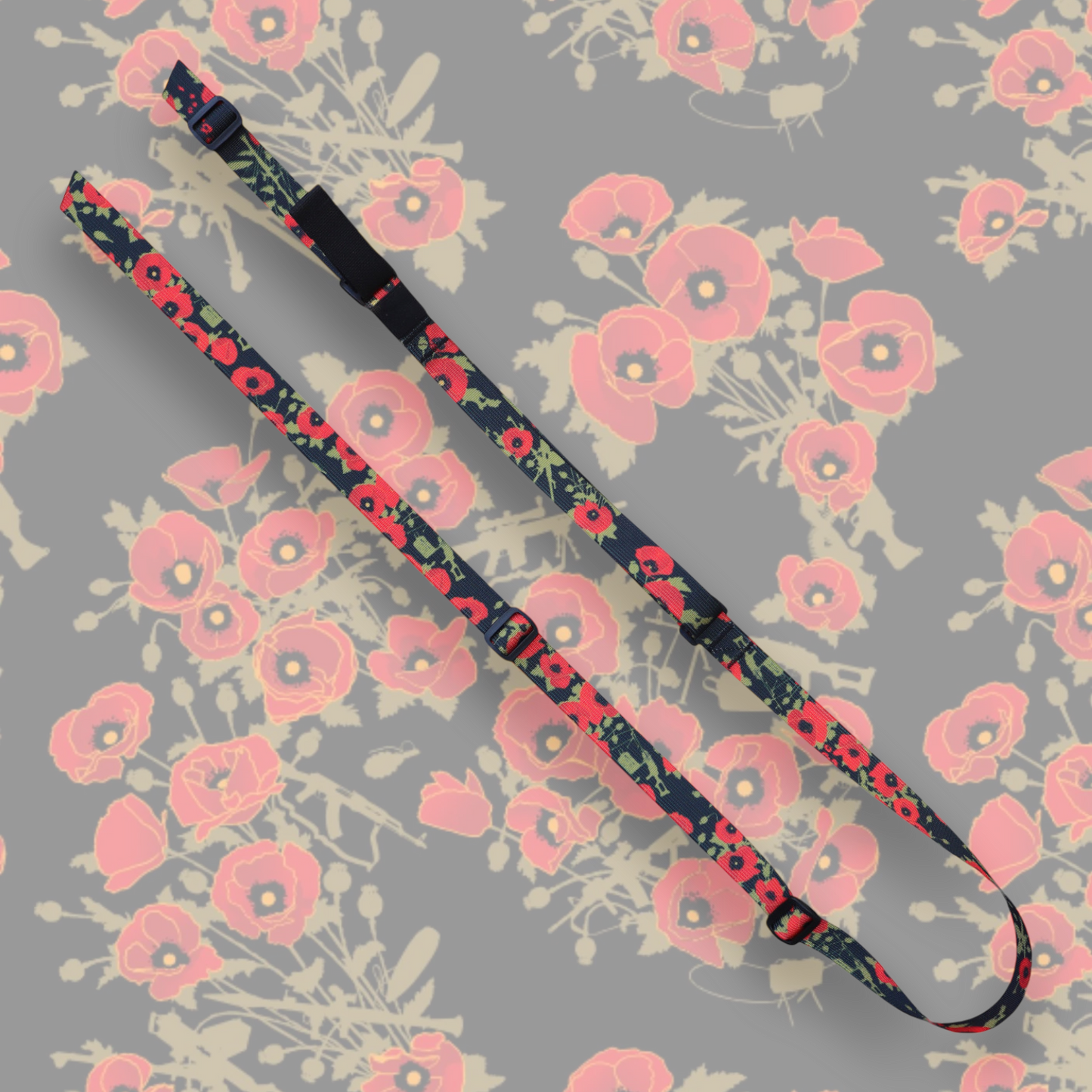 Poppies of War Unpadded Sling